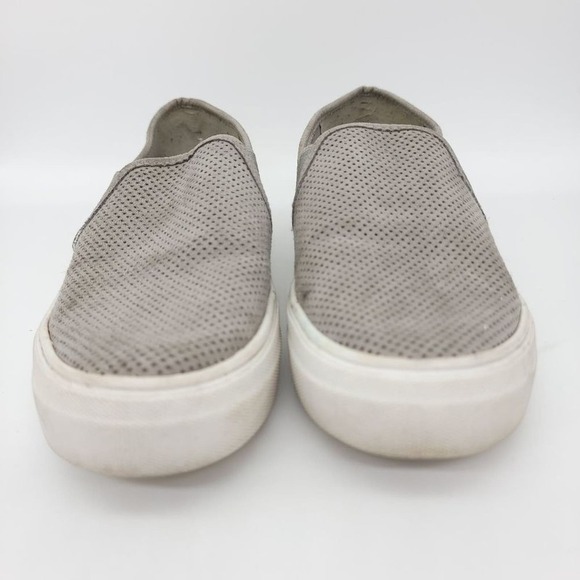 Steve Madden Klarissa Shoe Size 7.5 Slip On Gray White Women's Shoes   - Picture 4 of 13